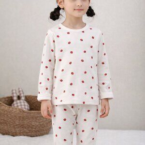 Kids Cotton Pajama Set | Long Sleeve Top & Pants | Soft Printed Sleepwear